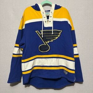 Old Time Hockey St. Louis Blues Hoodie - size L